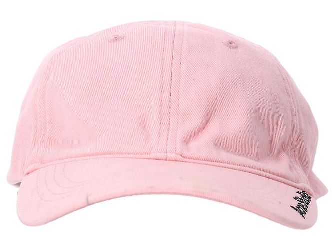 Baseballcap aus rosa Baumwolle mit Twill-Logo von Acne Studios Pink - Ansicht 8