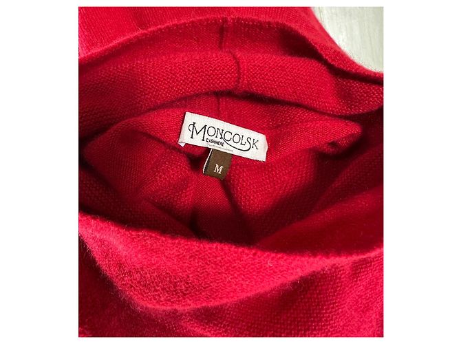 Autre Marque Moncolsk Kaschmir Kleid Rot - Ansicht 6
