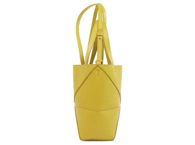 Bolso Loewe Puzzle Fold Amarillo - vista 3