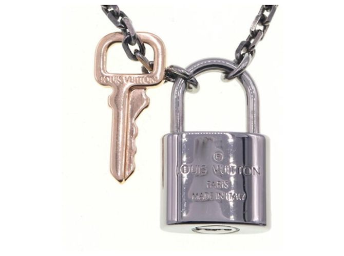 Collana a forma di lucchetto Valentine Louis Vuitton Nero - vista 2