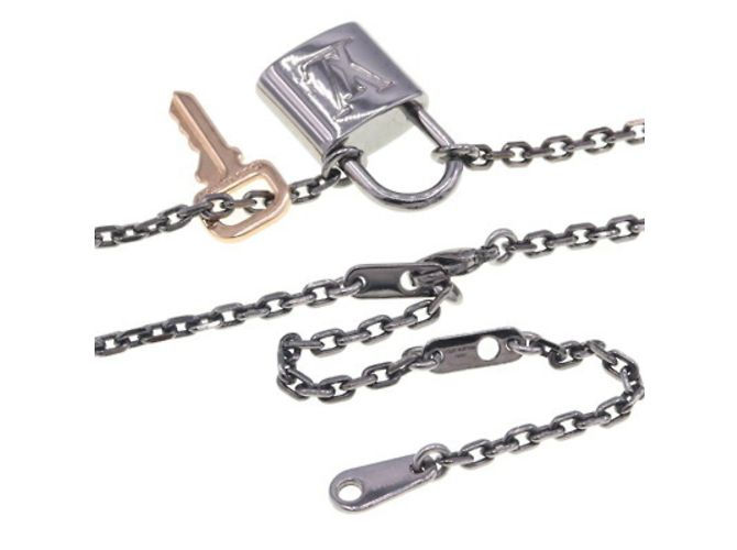 Collana a forma di lucchetto Valentine Louis Vuitton Nero - vista 3