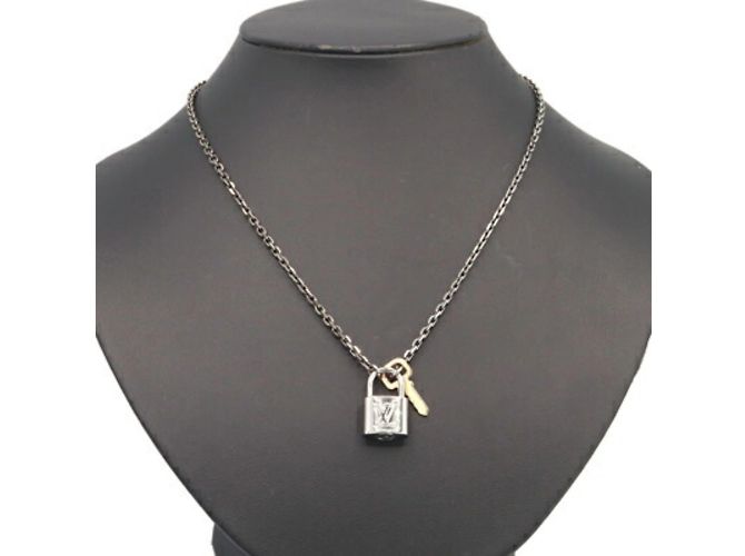 Collana a forma di lucchetto Valentine Louis Vuitton Nero - vista 6