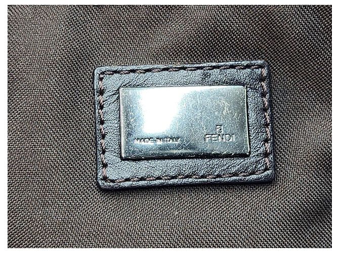 Borsa a Spalla Fendi Baguette Zucca Zucchino Marrone - vista 19