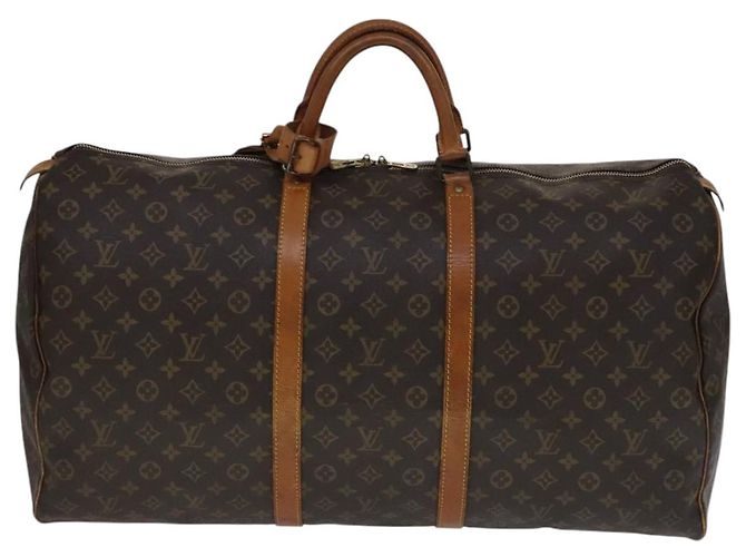 LOUIS VUITTON Monogram Keepall 60 Borsa Boston M41422 LV Auth yk16870 Monogramma - vista 13