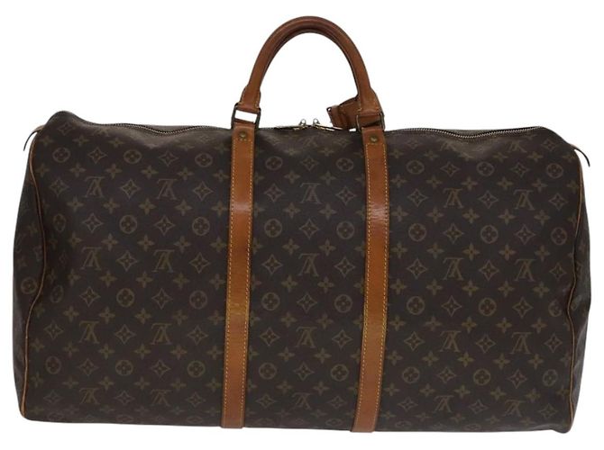 LOUIS VUITTON Monogram Keepall 60 Borsa Boston M41422 LV Auth yk16870 Monogramma - vista 2