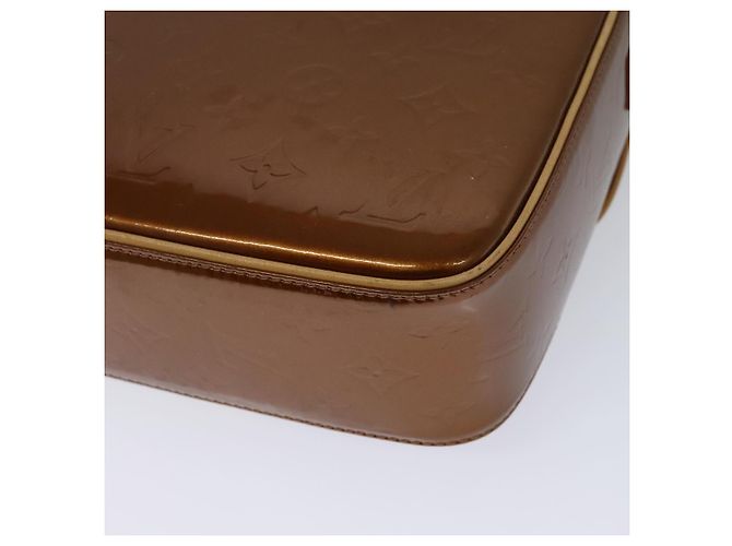LOUIS VUITTON Borsa a Spalla Monogram Vernis Christie GM Bronzo M91107 Auth 108191 - vista 17