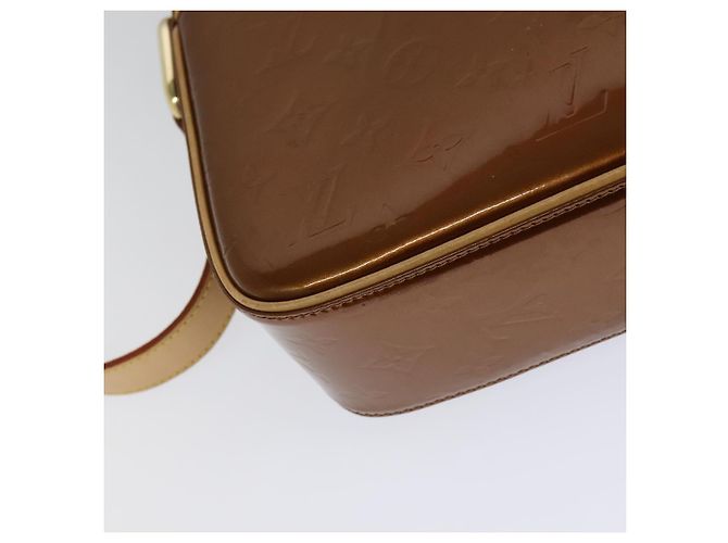 LOUIS VUITTON Borsa a Spalla Monogram Vernis Christie GM Bronzo M91107 Auth 108191 - vista 18