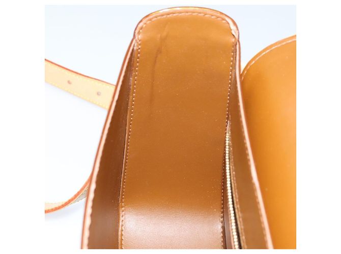 LOUIS VUITTON Borsa a Spalla Monogram Vernis Christie GM Bronzo M91107 Auth 108191 - vista 22