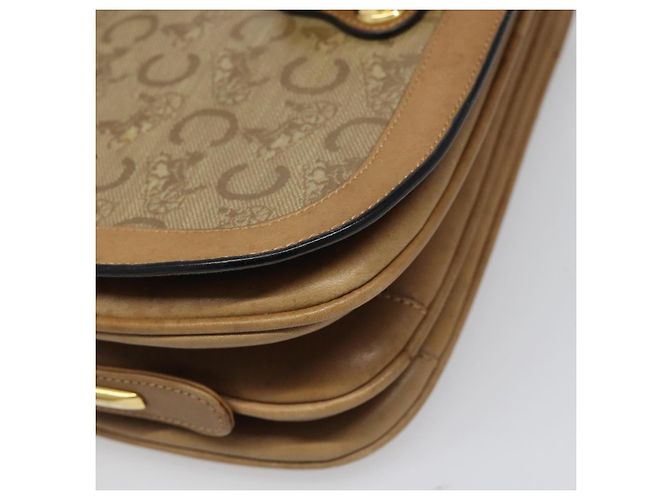 Céline Borsa a spalla CELINE C Sulky in PVC beige Auth 104458 - vista 15