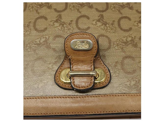 Céline Borsa a spalla CELINE C Sulky in PVC beige Auth 104458 - vista 17