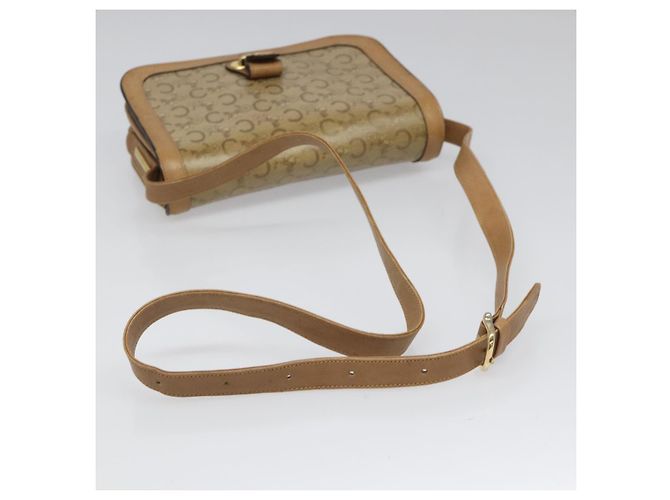 Céline Borsa a spalla CELINE C Sulky in PVC beige Auth 104458 - vista 7