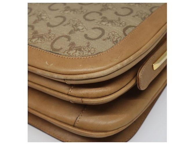 Céline Borsa a spalla CELINE C Sulky in PVC beige Auth 104458 - vista 9