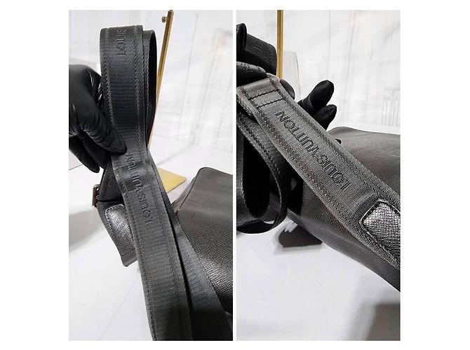 Borsa a tracolla Andrei Taiga Louis Vuitton grigia Grigio - vista 15