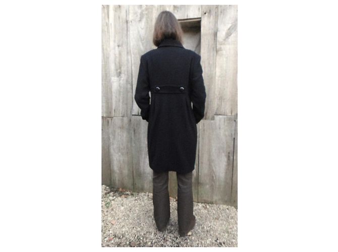 Abrigo Tara Jarmon de lana negro Talla 38 - vista 4