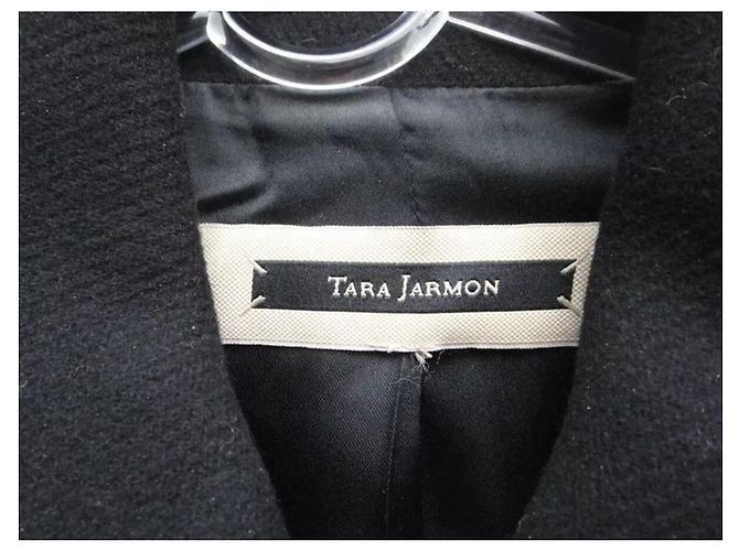 Abrigo Tara Jarmon de lana negro Talla 38 - vista 5