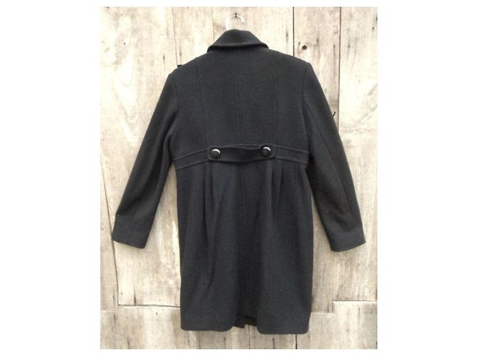 Abrigo Tara Jarmon de lana negro Talla 38 - vista 7