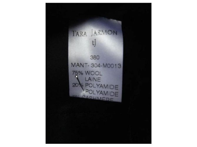 Abrigo Tara Jarmon de lana negro Talla 38 - vista 8