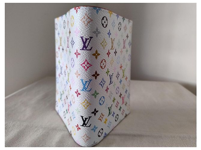 CUBIERTA DE PASAPORTE LOUIS VUITTON X MURAKAMI Blanco Multicolor - vista 12
