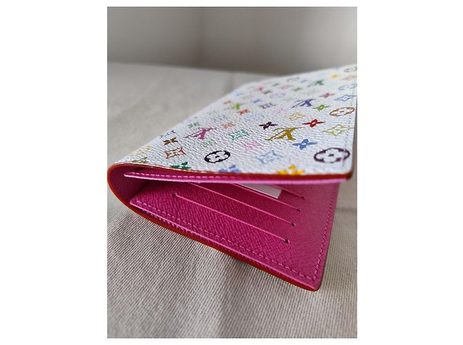 CUBIERTA DE PASAPORTE LOUIS VUITTON X MURAKAMI Blanco Multicolor - vista 13