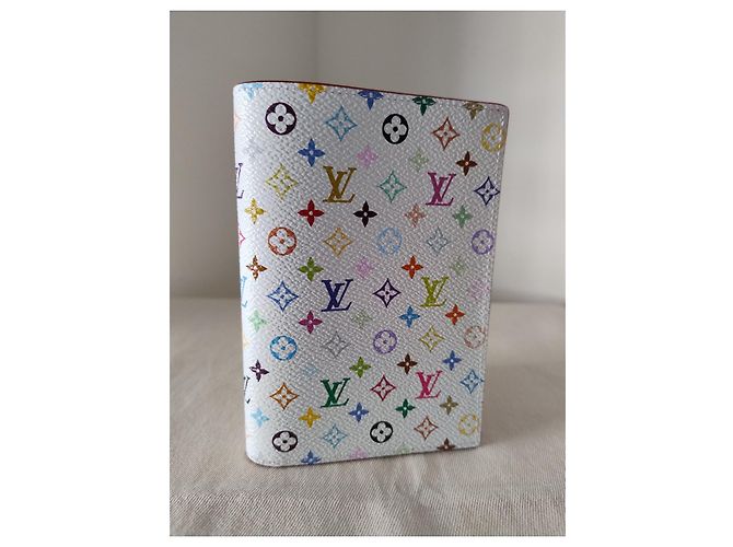 CUBIERTA DE PASAPORTE LOUIS VUITTON X MURAKAMI Blanco Multicolor - vista 4