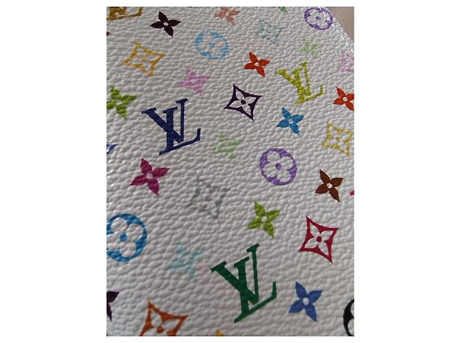 CUBIERTA DE PASAPORTE LOUIS VUITTON X MURAKAMI Blanco Multicolor - vista 6