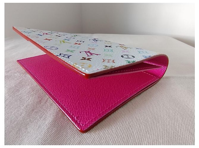 CUBIERTA DE PASAPORTE LOUIS VUITTON X MURAKAMI Blanco Multicolor - vista 8