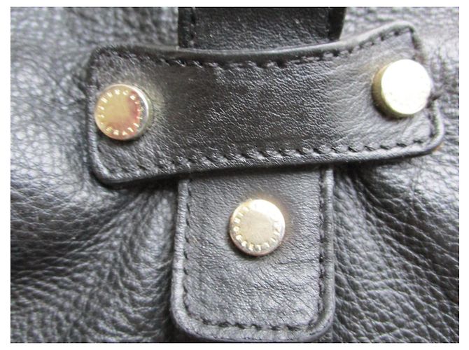 Borsa Fratelli Rosseti in pelle nera granulata Nero - vista 3