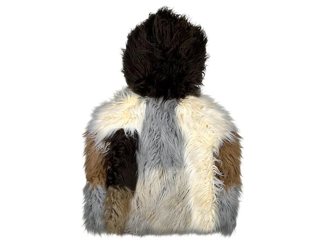 Chaqueta Yeti de piel sintética Chanel FW 2010 Beige - vista 3