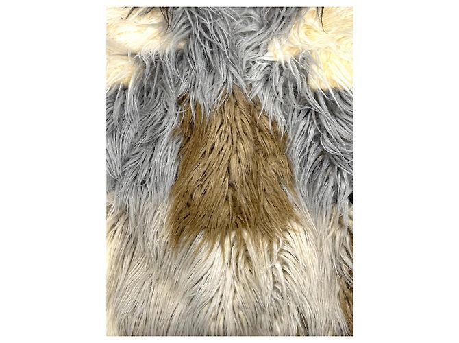 Chaqueta Yeti de piel sintética Chanel FW 2010 Beige - vista 8