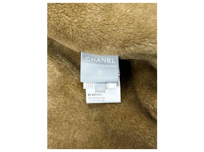 Chaqueta de esquí de piel sintética acolchada Chanel FW 2001 Turquesa - vista 15