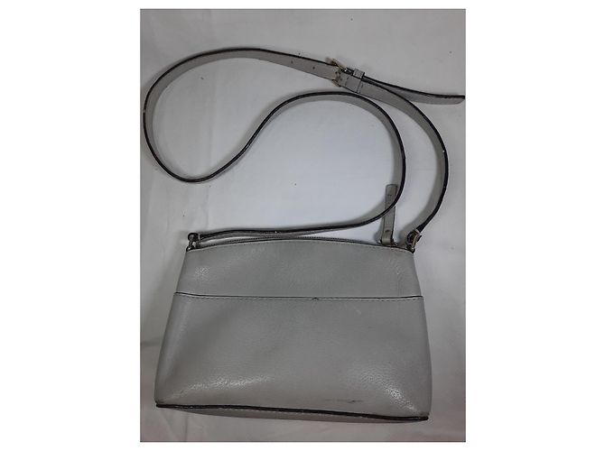 Borsa a tracolla mini in pelle grigia Kate Spade Grigio - vista 9
