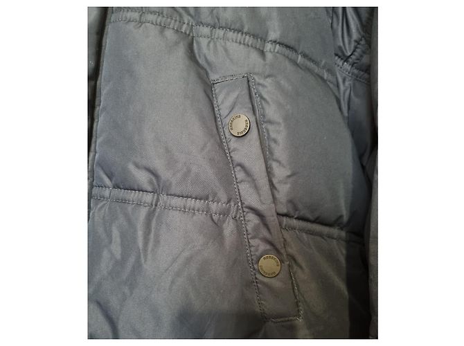 Parka Redskins con cappuccio in pelliccia blu navy e nero - vista 3