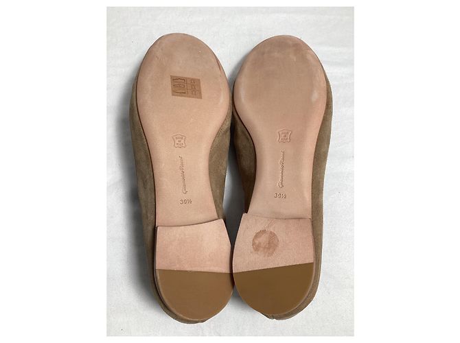 Mocassini Maxime Logo Gianvito Rossi in suede marrone Rosso - vista 14