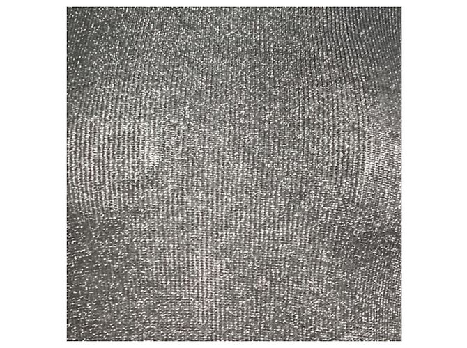 Isabel Marant Rollkragenpullover aus metallischem silbernem Viskose - vue 4
