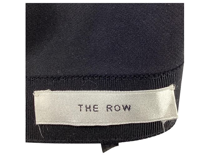 The row Falda Midi Acampanada Row en Viscosa Negra Negro - vista 4