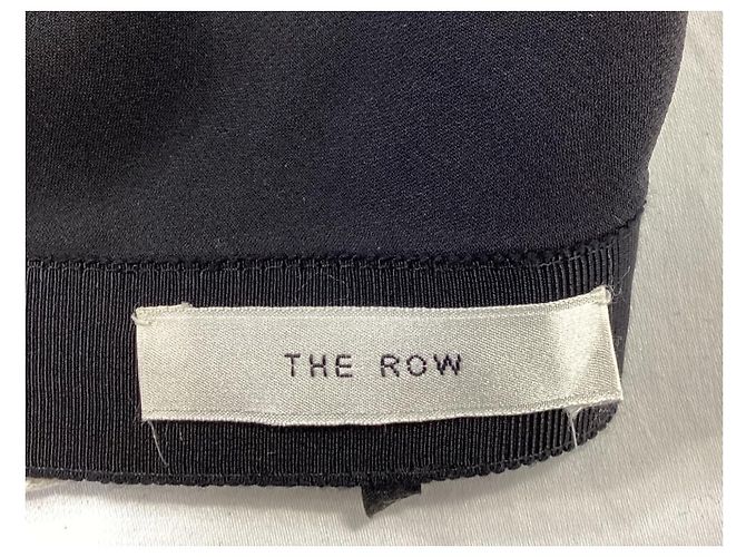 The row Falda Midi Acampanada Row en Viscosa Negra Negro - vista 8