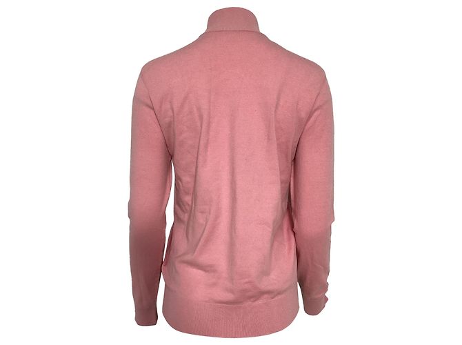 Autre Marque O suéter de gola alta Frankie Shop em algodão rosa Marrom - vista 3