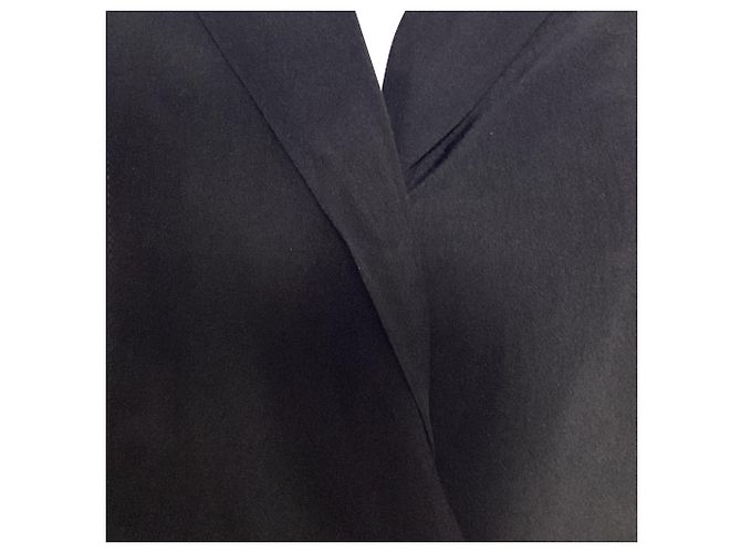 Camicia con bottoni Loewe in seta nera Nero - vista 4