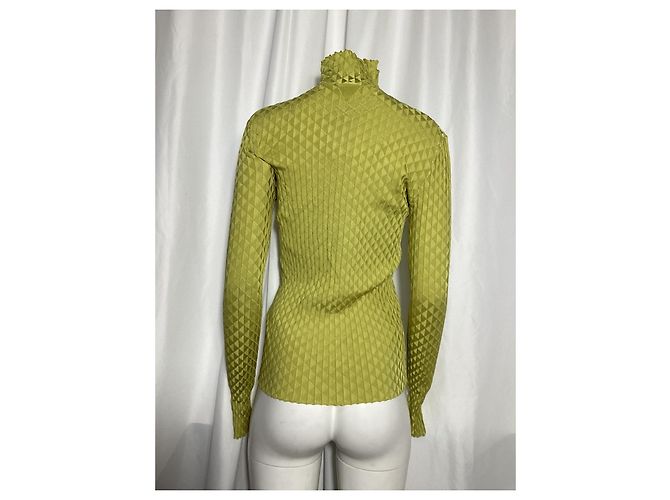 Turtleneck-Pullover aus grüner Seide Bottega Veneta Dragon Underpinned - Ansicht 11