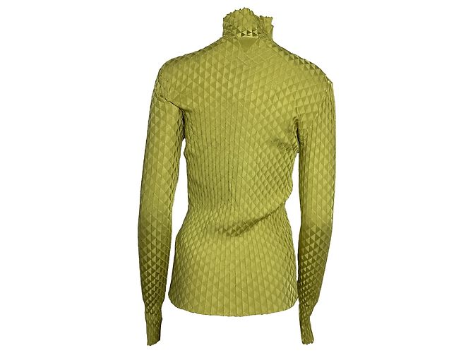 Turtleneck-Pullover aus grüner Seide Bottega Veneta Dragon Underpinned - Ansicht 5