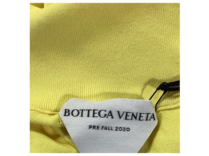 Bottega Veneta Rollkragenpullover aus gelber Viskose - Ansicht 5