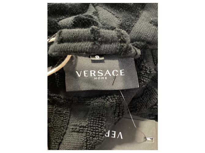 Bañador Versace I Love Baroque en algodón negro - vista 12