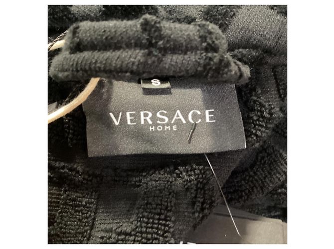 Bañador Versace I Love Baroque en algodón negro - vista 6