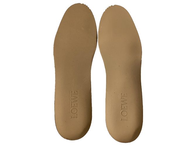 Sapatos Derby de couro preto com logo Loewe e aba no calcanhar - vista 9