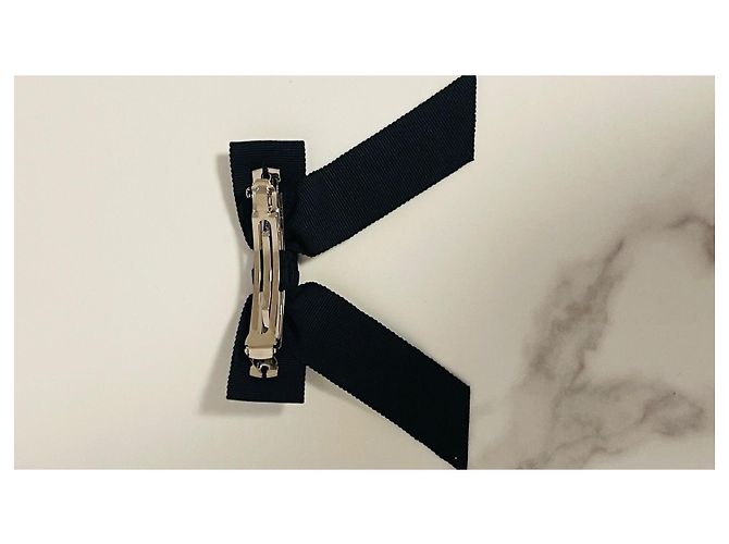 Spilla a fiocco Chanel logo cc Nero - vista 6