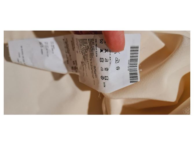 Miu Miu Seidenkleid Beige Eggshell Aus weiß - Ansicht 10