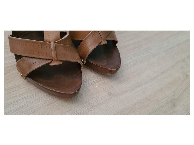 Sandali Bottega Veneta in pelle marrone - vista 8