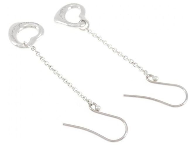 Elsa Peretti Tiffany & Co Orecchini a pendente Open Heart Tiffany - vista 3