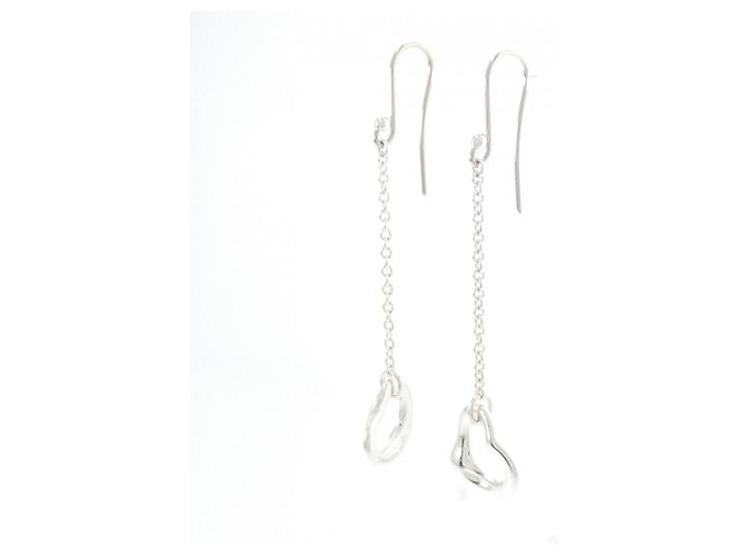 Elsa Peretti Tiffany & Co Orecchini a pendente Open Heart Tiffany - vista 2