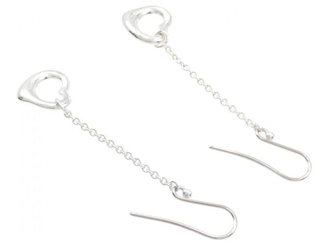 Elsa Peretti Tiffany & Co Orecchini a pendente Open Heart Tiffany - vista 3